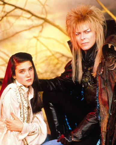 David Bowie & Jennifer Connelly in Labyrinth Poster and Photo