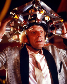 Christopher Lloyd in Back to the Future Poster and Photo