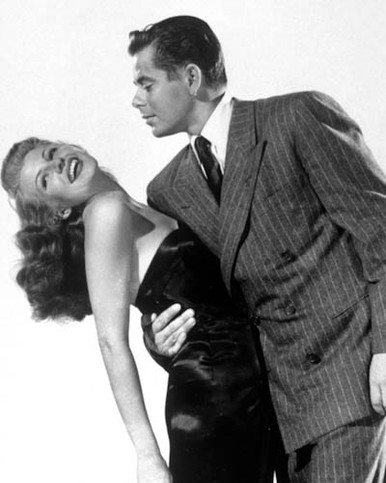 Rita Hayworth & Glenn Ford in Gilda Poster and Photo