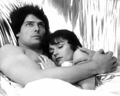 Christopher Reeve & Margot Kidder in Superman 2 Poster and Photo