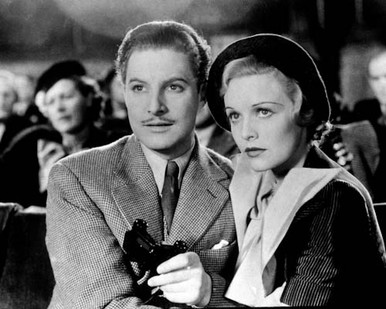Robert Donat & Madeleine Carroll in The 39 Steps (Alfred Hitchcock) Poster and Photo