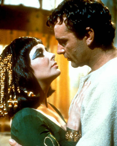 Elizabeth Taylor & Richard Burton in Cleopatra (1963) Poster and Photo