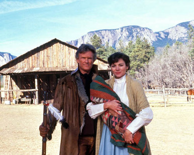 Kris Kristofferson & Kim Cattrall in Miracle in the Wilderness Poster and Photo