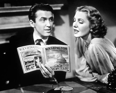 James Stewart & Jean Arthur in Mr. Smith Goes to Washington Poster and Photo