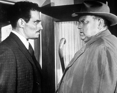 Charlton Heston & Orson Welles in Touch of Evil a.k.a. La Soif du Mal Poster and Photo