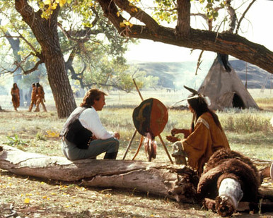 Kevin Costner in Dances With Wolves Poster and Photo