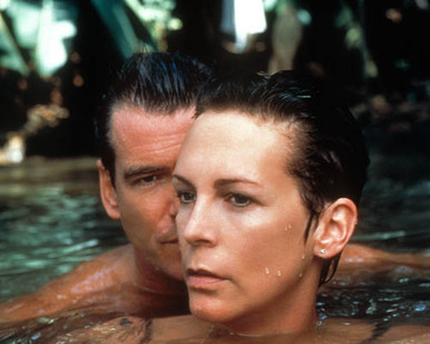 Pierce Brosnan & Jamie Lee Curtis in The Tailor of Panama Poster and Photo