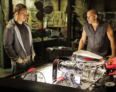 Vin Diesel & Paul Walker in Fast & Furious Poster and Photo