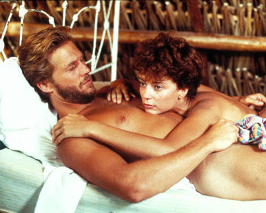 Jeff Bridges & Rachel Ward in Against all Odds Poster and Photo