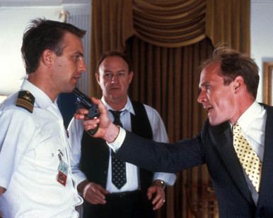 Kevin Costner & Gene Hackman in No Way Out Poster and Photo