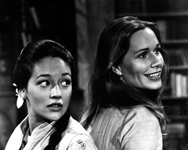 Olivia Hussey & Sally Kellerman in Lost Horizon (1973) Poster and Photo