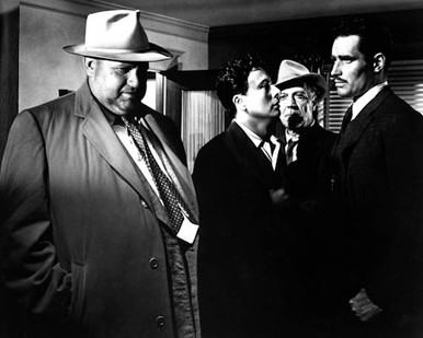 Orson Welles & Charlton Heston in Touch of Evil a.k.a. La Soif du Mal Poster and Photo