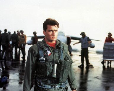 Charlie Sheen in Hot Shots Poster and Photo