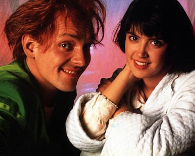Rik Mayall & Phoebe Cates in Drop Dead Fred Poster and Photo