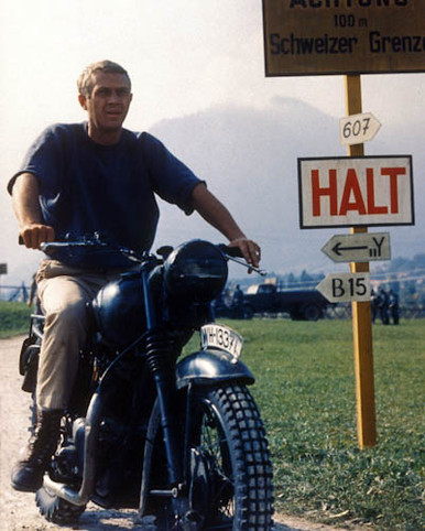 Steve McQueen in The Great Escape Poster and Photo