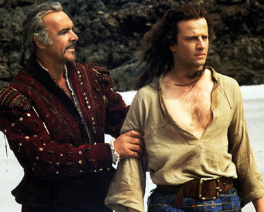 Sean Connery & Christopher Lambert in Highlander (1986) Poster and Photo