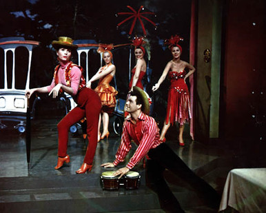 Debbie Reynolds & Robert Wagner in Say One for Me Poster and Photo