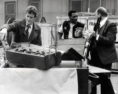 Eddie Murphy & Judge Reinhold in Beverly Hills Cop 2 Poster and Photo