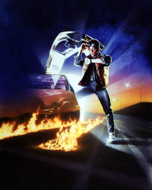 Michael J. Fox in Back to the Future Poster and Photo