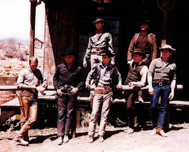 Cast in The Magnificent Seven (1960) Poster and Photo