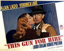 Alan Ladd & Veronica Lake in This Gun for Hire (1942) Poster and Photo