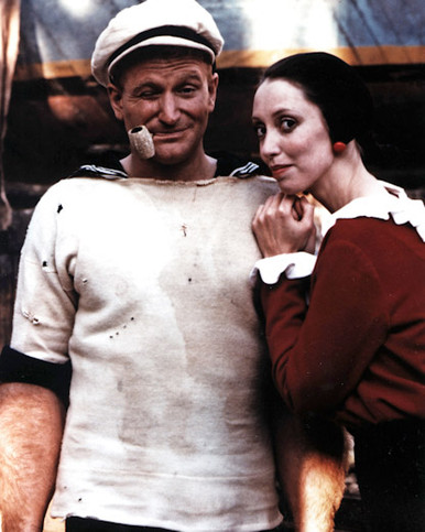 Robin Williams & Shelley Duvall in Popeye Poster and Photo