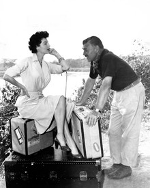 Ava Gardner & Clark Gable in Mogambo Poster and Photo