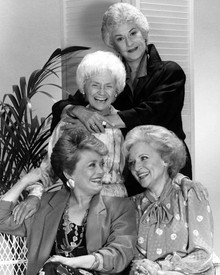 Rue McClanahan & Beatrice Arthur in The Golden Girls Poster and Photo