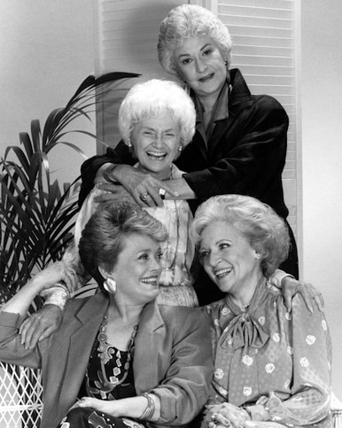 Rue McClanahan & Beatrice Arthur in The Golden Girls Poster and Photo