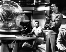 Leslie Nielsen & Richard Anderson in Forbidden Planet Poster and Photo