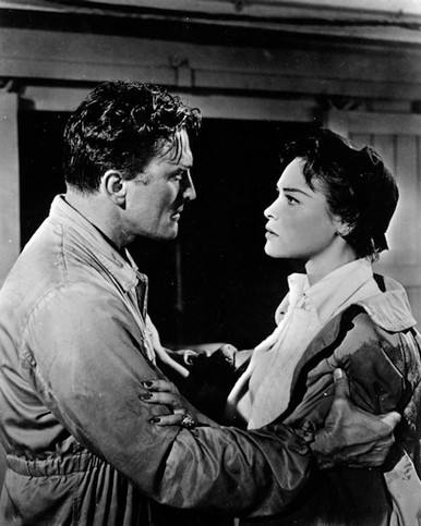 Kirk Douglas & Bella Darvi in The Racers a.k.a. Such Men Are Dangerous Poster and Photo