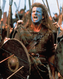 Mel Gibson in Braveheart Poster and Photo