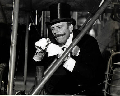 Terry Thomas in Those Magnificent Men in their Flying Machines, or How I Flew From London to Paris in 25 Hours and 11 Minutes. Poster and Photo
