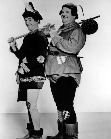 Stan Laurel & Oliver Hardy in Babes in Toyland (Laurel & Hardy) Poster and Photo
