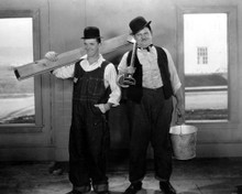 Stan Laurel & Oliver Hardy in The Finishing Touch (Laurel & Hardy) Poster and Photo
