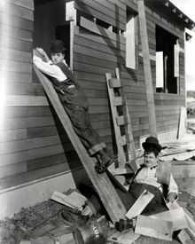 Stan Laurel & Oliver Hardy in The Finishing Touch (Laurel & Hardy) Poster and Photo