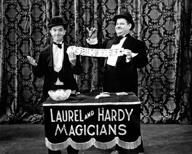 Stan Laurel & Oliver Hardy in Hollywood Revue of 1929 Poster and Photo