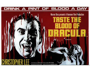 Poster in Taste the Blood of Dracula Poster and Photo
