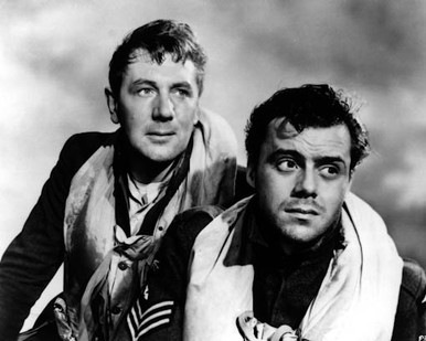 Michael Redgrave & Dirk Bogarde in The Sea Shall Not Have Them Poster and Photo