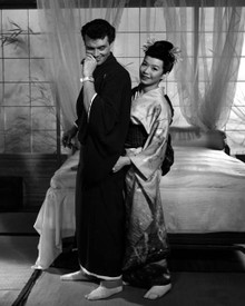 Dirk Bogarde & Yoko Tani in The Wind Cannot Read Poster and Photo