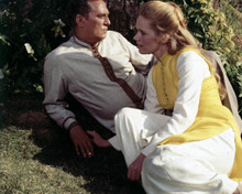 Peter Finch & Liv Ullman in Lost Horizon (1973) Poster and Photo