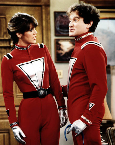 Robin Williams & Pam Dawber in Mork and Mindy Poster and Photo