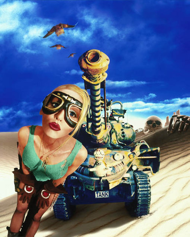 Lori Petty in Tank Girl Poster and Photo