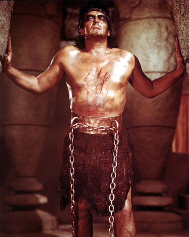 Victor Mature in Samson and Delilah (1949) Poster and Photo