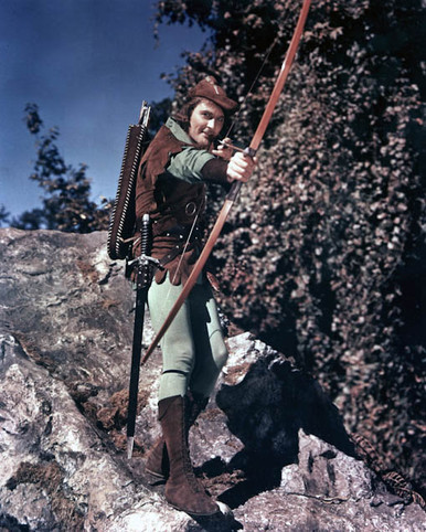 Errol Flynn in The Adventures of Robin Hood Poster and Photo