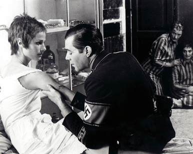 Dirk Bogarde & Charlotte Rampling in The Night Porter a.k.a. Der nacht porter Poster and Photo