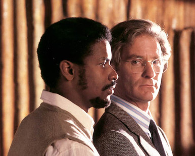 Kevin Kline & Denzel Washington in Cry Freedom Poster and Photo