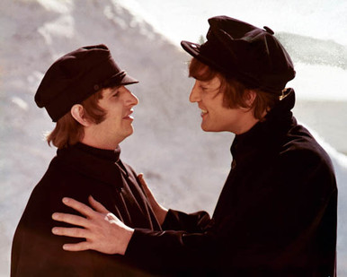Ringo Starr & John Lennon in Help! Poster and Photo