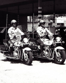 Larry Wilcox & Erik Estrada in CHiPs Poster and Photo