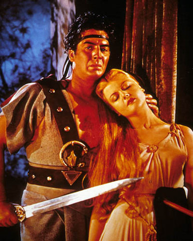 Victor Mature & Angela Lansbury in Samson and Delilah (1949) Poster and Photo